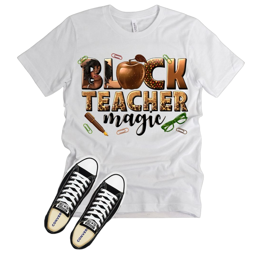 "Black Teacher Magic" Graphic Tee