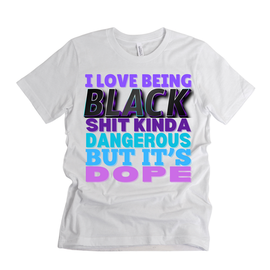 "I Love Being Black" Tee