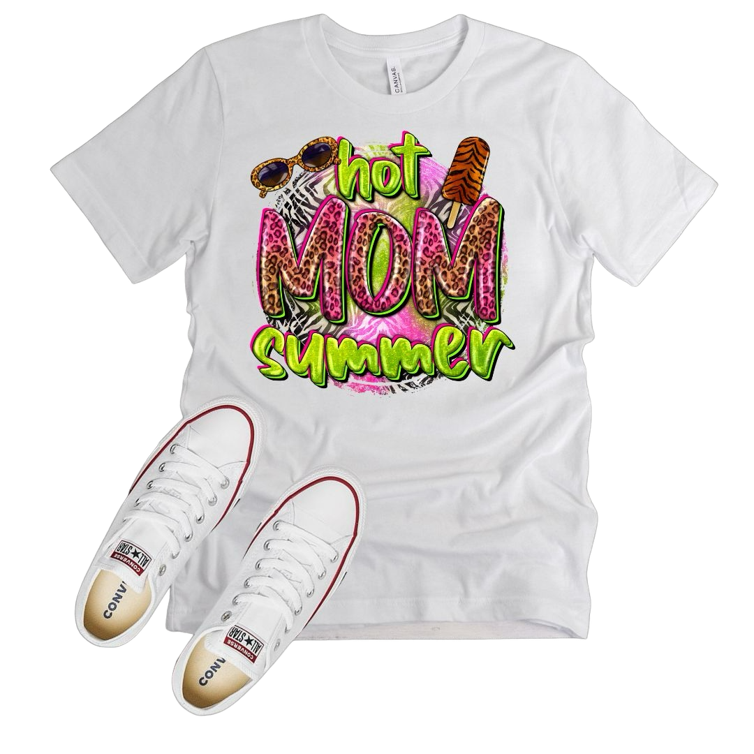 "Hot Mom Summer" Graphic Tee